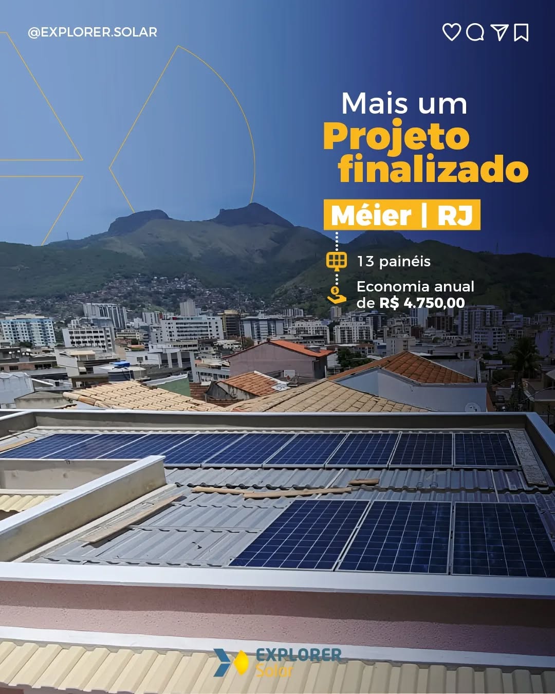 Sistema fotovoltaico — Méier, RJ